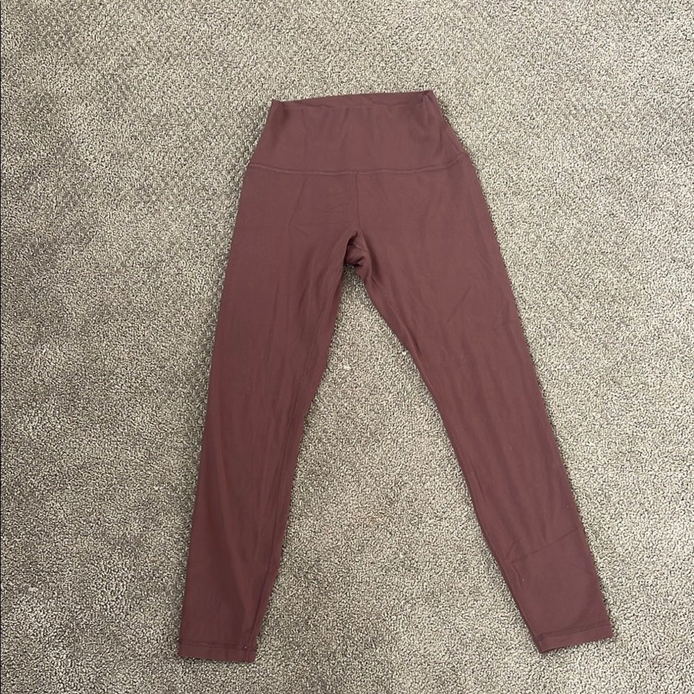 Brown/ maroon leggings